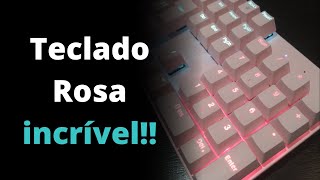 Teste do Teclado Mecânico Gamer KBM GAMING TG600  KaBuM  Vale a Pena [upl. by Edme275]