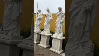 Beautiful Sculpture Carved Marble Statue for Outdoor Decor [upl. by Eissej728]