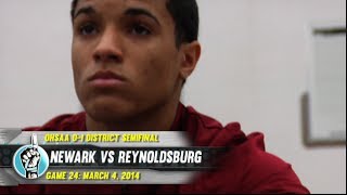 HS Boys Basketball Newark vs Reynoldsburg TOURNAMENT 3414 [upl. by Morganica]