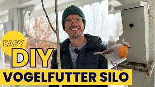 EASY DIY  VOGELFUTTERSILO  Balkon MAKEOVER 🐦 [upl. by Bhayani518]