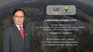 2022 A Memorable Moment at Yayasan Sarawak International Education Secondary School Petra Jaya [upl. by Abram]