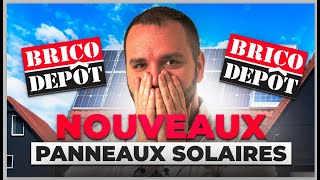 Test  Nouveau Panneau solaire BRICO DEPOT  Mieux que les panneaux SUNOLOGY et LIDL [upl. by Flannery353]