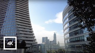 ⁴ᴷ🇹🇷 Ataşehir Metropol Towers  Istanbul Turkey  Walking Tour  City Sounds 4K [upl. by Darooge]