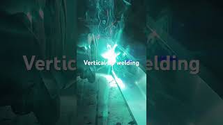 Aluminium vertical up welding in action [upl. by Enetsuj848]