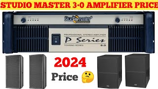 STUDIO MASTER 3•0 AMPLIFIER PRICE amp DITELS PRADEEP DJ VLOG [upl. by Siugram958]