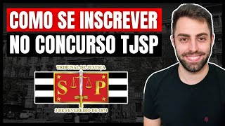 COMO SE INSCREVER NO CONCURSO DE ESCREVENTE DO TJ SP 2024 [upl. by Euqilegna]