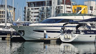 Eastbourne The Waterfront Harbour Boats🚢viralvideoseastbournetouristplacebeach boatingplanes [upl. by Connors]