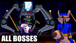 Sly 3 Honor Among Thieves  All Bosses With Cutscenes HD [upl. by Ettennat958]