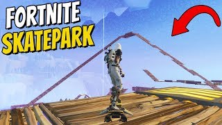 BYGGER EN BANA FÖR HOVERBOARD I FORTNITE SKATEPARK [upl. by Tyler]