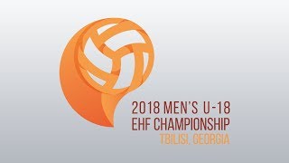 Faroe Islands  Macedonia Group A Mens U18 EHF Championship [upl. by Gaile]