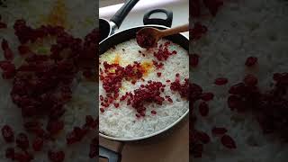 Its barberry rice an Iranian food can serve with chicken [upl. by Rives]