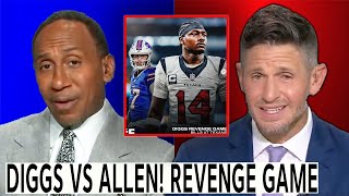 FIRST TAKE  Stefon Diggs takes aim at Josh Allen in Texans vs Bills “It’s Personal” – Stephen A [upl. by Reckford]