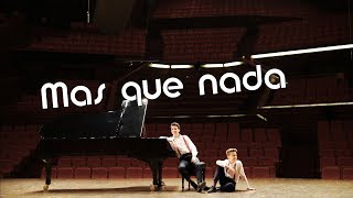 Piano Duo  Mas Que Nada Levent amp Ilia [upl. by Noillid]