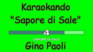 Karaoke Italiano  Sapore di Sale  Gino Paoli  Testo [upl. by Arlana]