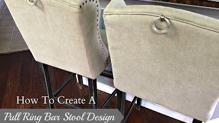 NEW DIY How To Create A Pull Ring Bar Stool Design [upl. by Colburn]