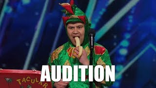 Piff the Magic Dragon Comedic Magician Americas Got Talent 2015 Audition｜GTF [upl. by Penny]