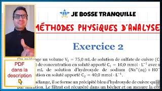 📝PDF  EXO TYPE DS 2  Méthodes physiques danalyse [upl. by Rossen153]