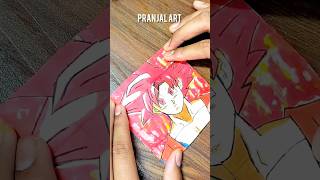 How to make Goku transformation endless card ♠️ art shorts 😲♥️ [upl. by Levin]