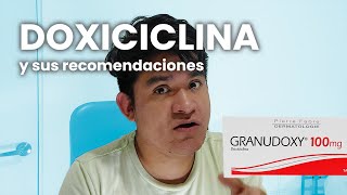 DOXICICLINA para el ACNÉ  Mis recomendaciones [upl. by Yendic]