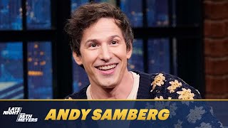 Andy Samberg Debuts A Grosser Look Roasts Seth Seths Dog Frisbee and the Charmin Bears [upl. by Elrod582]