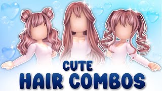 30 Cute Hair Combos You MUST TRY in Royale 🏰 High  Roblox [upl. by Nittirb]