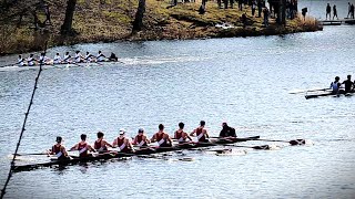 St Andrews School Crew 20240330 Noxontown Pond Middletown DE USA [upl. by Gneh]