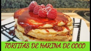 TORTITAS DE HARINA DE COCO SIN GLUTEN [upl. by Yornoc524]