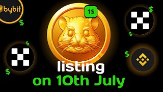 HAMSTER KOMBAT LISTING CONFIRMED🔥How to make money and RECEIVE REWARDS in HAMSTER [upl. by Aronoel814]