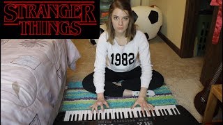 I played the Stranger Things theme song on piano [upl. by Retep]