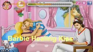 Barbie Games To Play  Barbie Healing Kiss  Barbie Games [upl. by Giguere546]