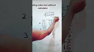 Amazing way to tackle cube root of numbers without using calculator 😳😳😳😳😳😳 [upl. by Lehcnom]