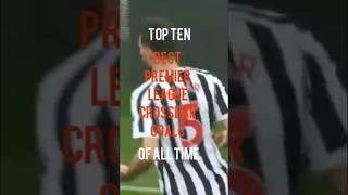 Top 10 best crossbar goals of all timePremier League [upl. by Yuma]