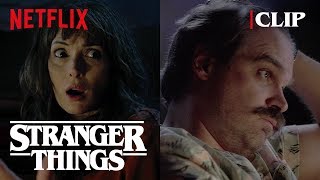 Murray Ships Hopper and Joyce  Stranger Things 3  Netflix [upl. by O'Hara185]