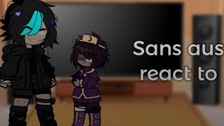 Sans aus react to  °nightmare  •Remake of part 3  Read desc please [upl. by Keppel]