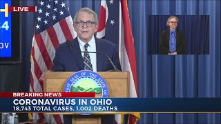 State of Ohio Governor DeWine coronavirus full press conference 512020 [upl. by Anirtac]