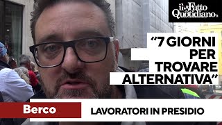 Lavoratori Berco in presidio contro il rischio di 480 licenziamenti quot7 giorni per unalternativaquot [upl. by Lear565]