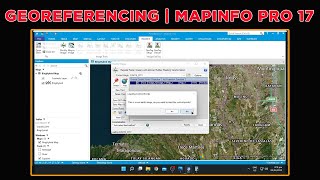 Georeferencing in Mapinfo Pro 17 Tagalog  Datamine Discover [upl. by Michey707]