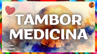 TAMBOR MEDICINA PODEROSO Conectar con los Latidos del Corazón Viaje Chamánico de Sanación Emocional [upl. by Lyret]