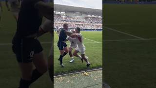 Stuart Hogg loses control with Ramos vs Toulouse [upl. by Arocal]