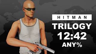 HITMAN Trilogy Any Speedrun in 1242 World Record [upl. by Llehcram]