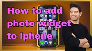 How to add a photo widget on iPhone [upl. by Aivat356]