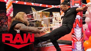 Edge amp Beth Phoenix wipe out The Miz amp Maryse’s security guards Raw Jan 24 2022 [upl. by Elene]