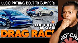 Lucid Air Sapphire VS Demon 170 DRAG RACE  REACTION [upl. by Moll228]