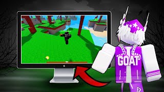 Roblox Bedwars But I Can Only Use Third Person On PC [upl. by Oiziruam]