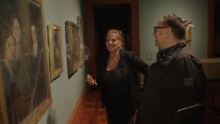 Waldemar visits Tracey Emin at the National Portrait Gallery  ZCZ Films [upl. by Ainoloppa]