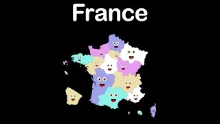 France GeographyFrench Regions [upl. by Eidnar547]