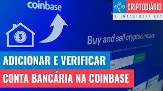 Coinbase Adicionar e Verificar Conta Bancária [upl. by Alded435]