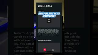 Holiday update allows you to use your Apple Watch with your Tesla tesla applewatchkey ￼ [upl. by Cordi]