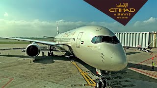 ETIHAD AIRWAYS  ABU DHABI TO CHICAGO  ECONOMY ONBOARD A3501000 [upl. by Asilad194]