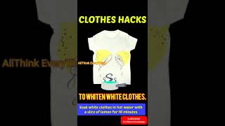 Clothes Hacks  Remove ink stains from clothes  Remove chewing gum Do this to Whiten white clothes [upl. by Sokul190]